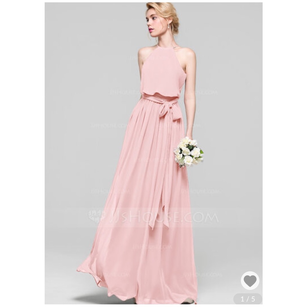 NWT JJs House Bridesmaid gown in pearl pink 🌸